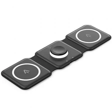 BASE DE CARGA INALAMBRICO 3en1 MAGSAFE NEGRO VENTION BASE DE CARGA INALAMBRICO 3en1 MAGSAFE NEGRO VENTION